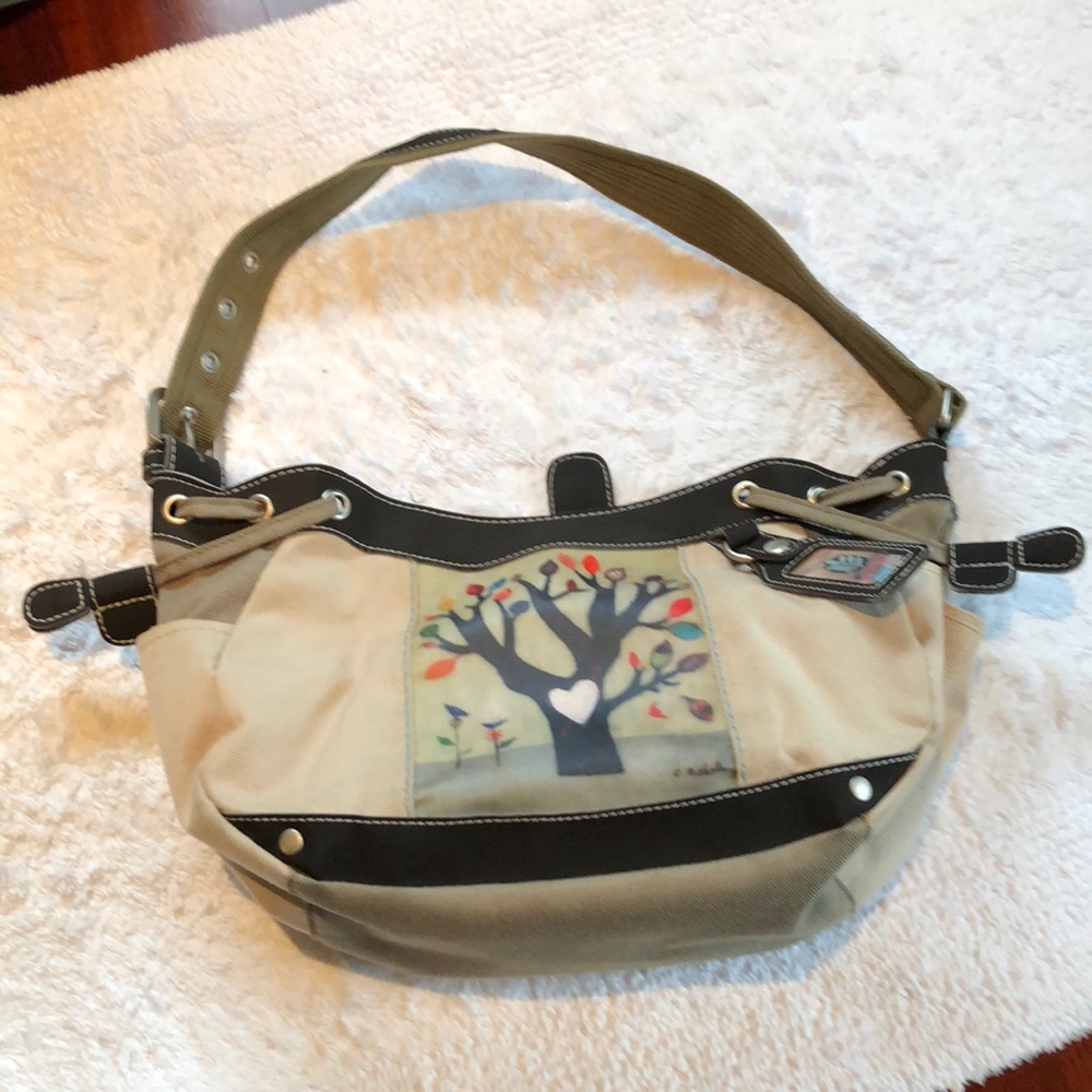 Sherpani Ivy Tan Handbag Tree Art by Cathy Nichols